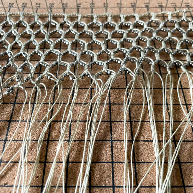 Makrame mit Perlen 1